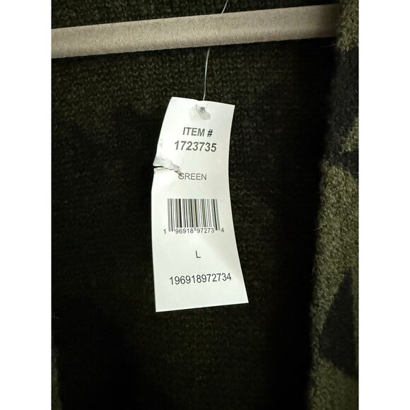 Frye Southwest Aztec Knit Cozy Cardigan Sweater Jacket Large NWT - Picture 7 of 9